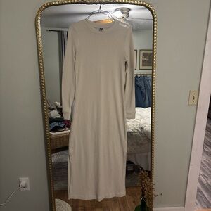 Old Navy Cream Maxi Dress